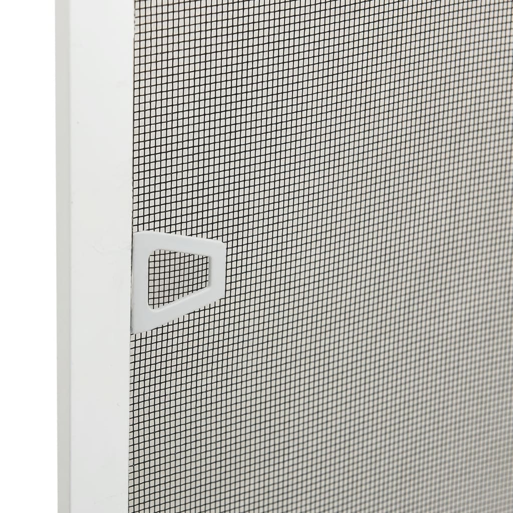 vidaXL Tinklelis nuo vabzdžių langams, baltos spalvos, 80x100cm