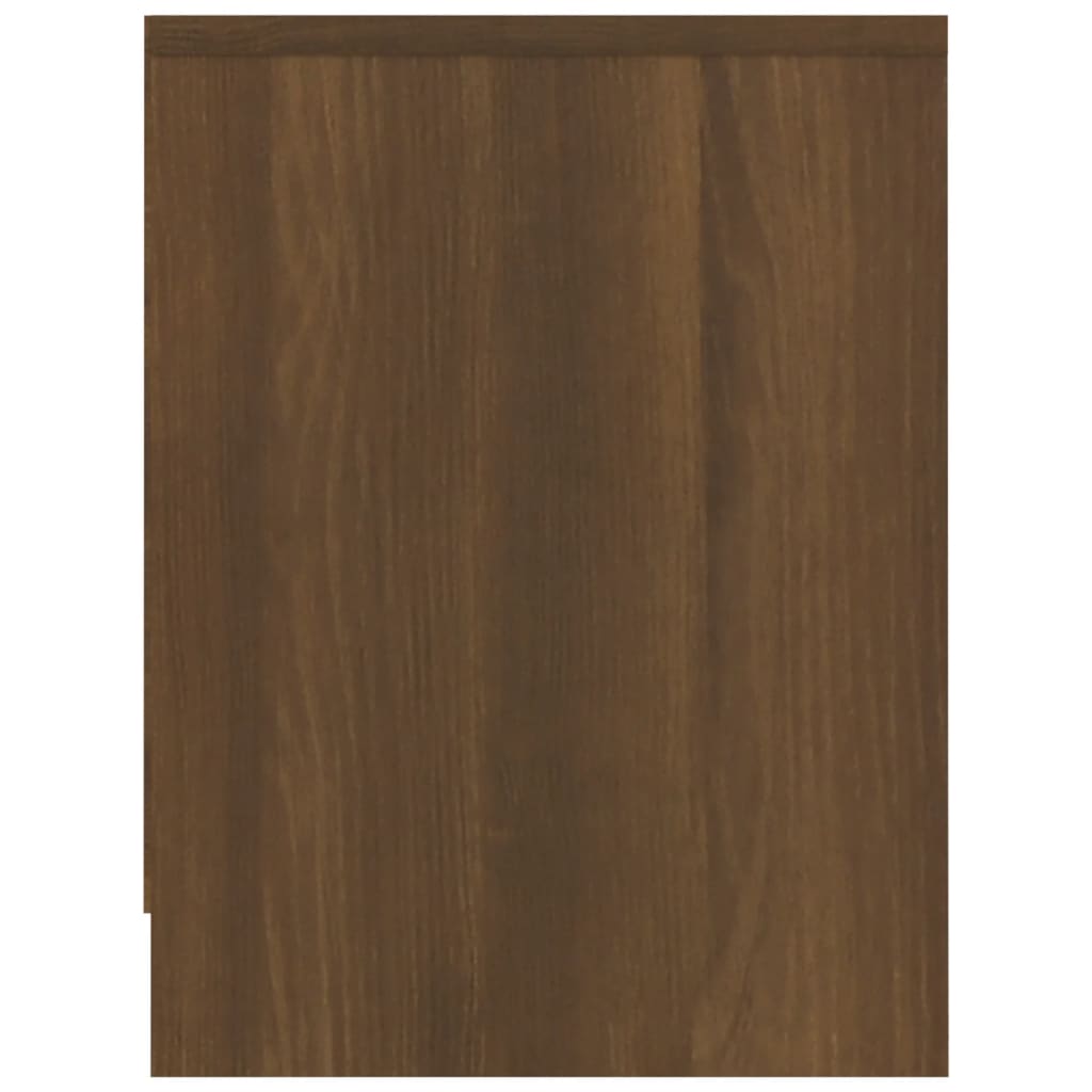 vidaXL Naktinė spintelė, ruda ąžuolo, 40x30x40cm, apdirbta mediena
