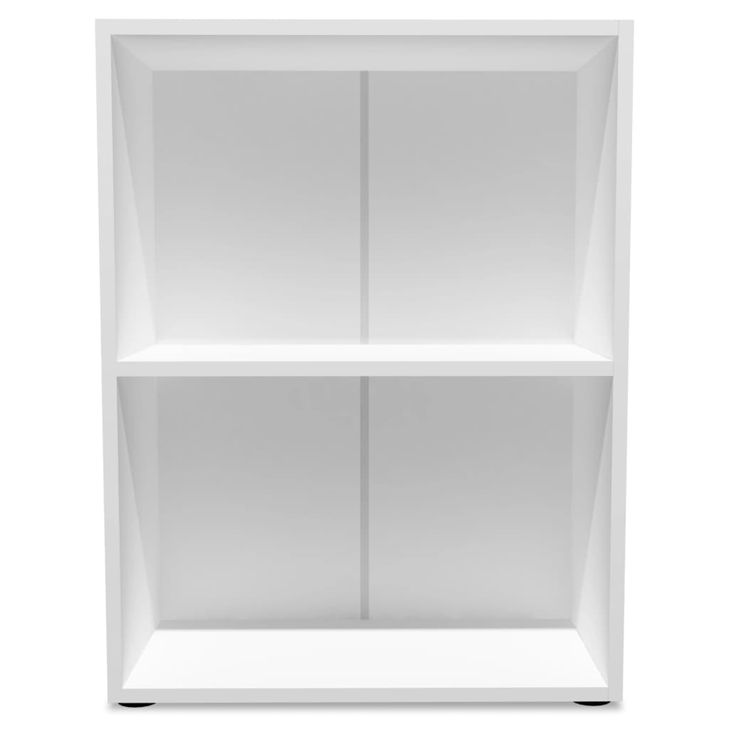 vidaXL Knygų lentyna, baltos spalvos, 60x31x78cm, MDP