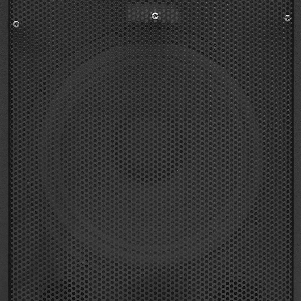 vidaXL Profesionali pasyvi garso kolonėlė, juoda, 1000W, 37x37x64cm