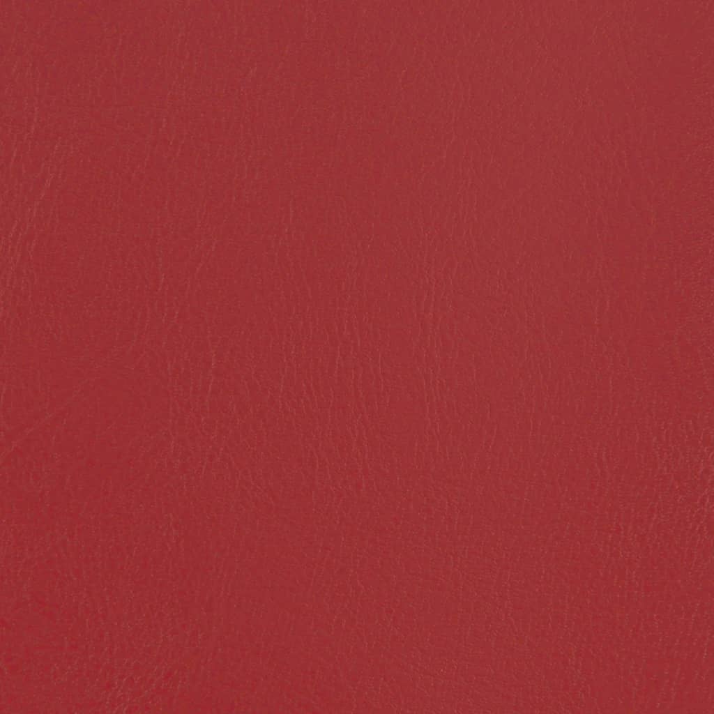 vidaXL Krėslas su pakoja, raudonojo vyno spalvos, dirbtinė oda