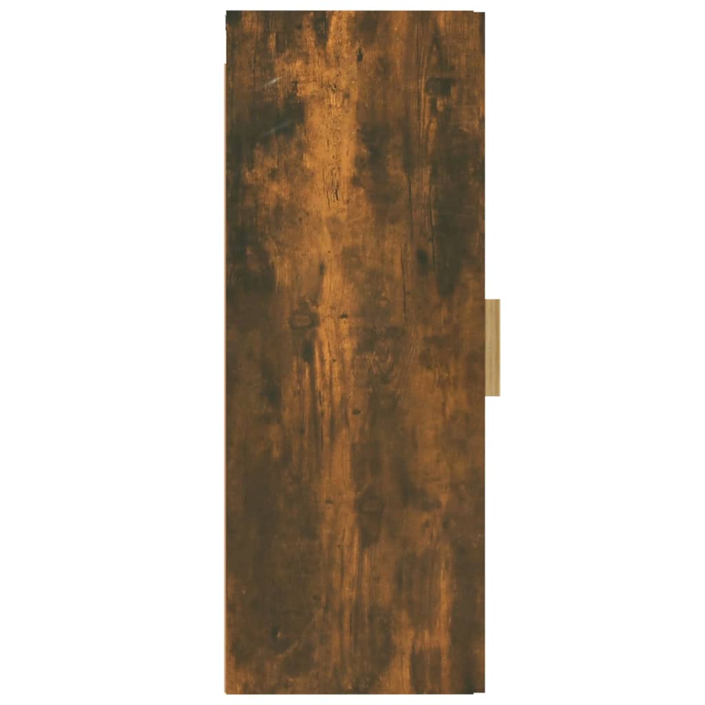 vidaXL Sieninė spintelė, dūminio ąžuolo, 34,5x34x90cm, mediena