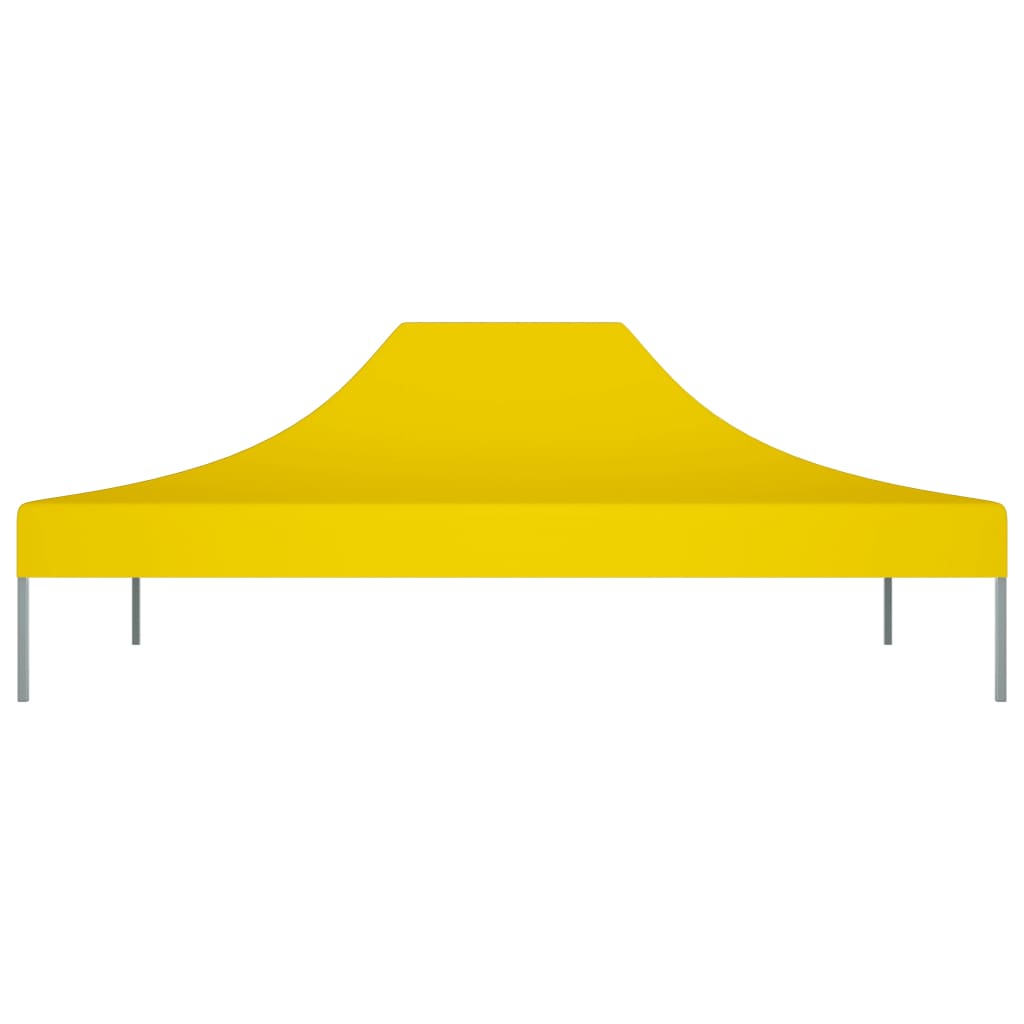 vidaXL Proginės palapinės stogas, geltonos spalvos, 4,5x3m, 270 g/m²