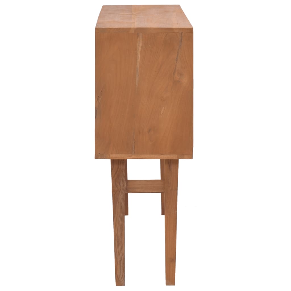 vidaXL Konsolinis staliukas, 110x30x79cm, tikmedžio medienos masyvas