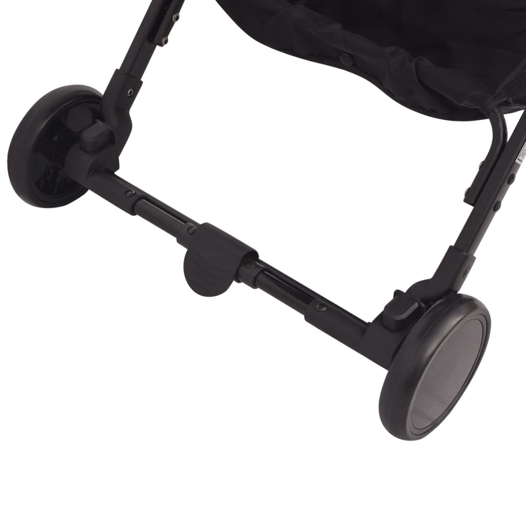 vidaXL Vaikiškas vežimėlis, raudonas, 89x47,5x104 cm