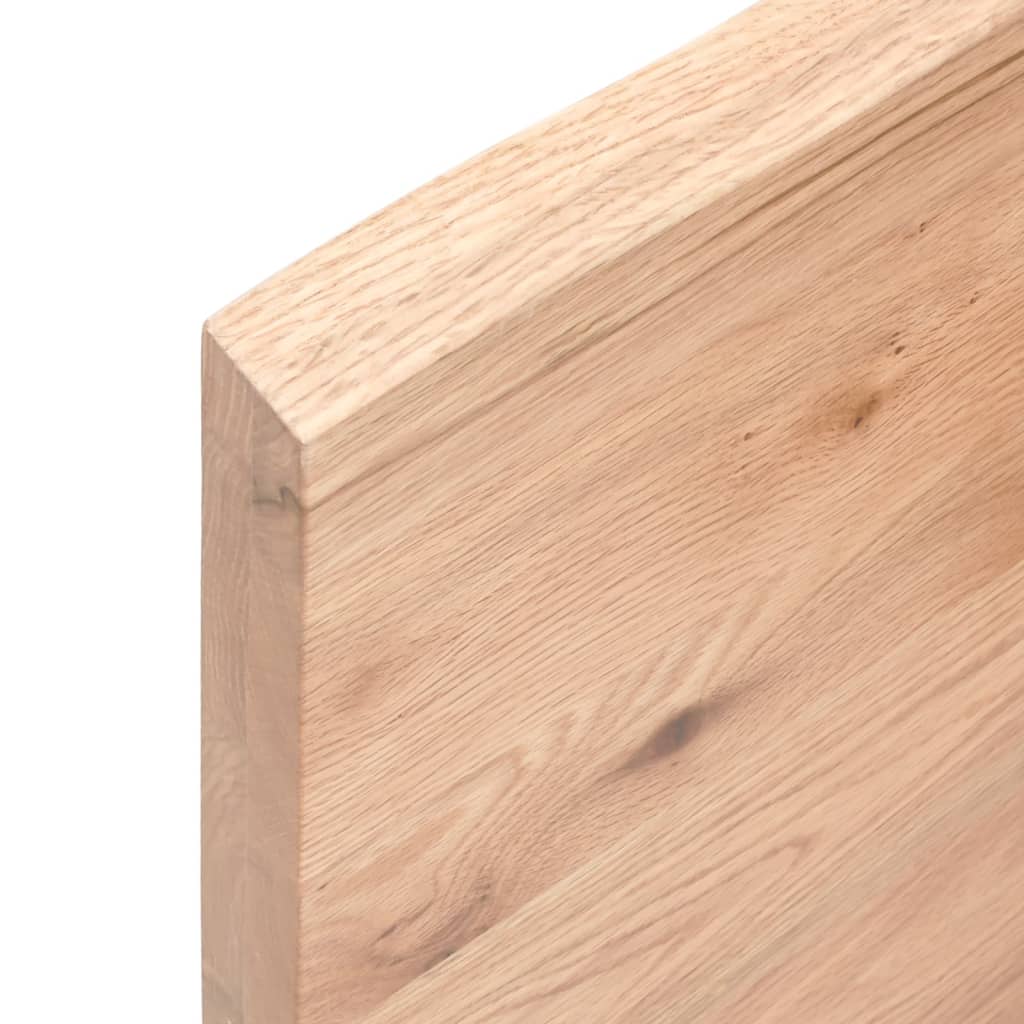 vidaXL Stalviršis, šviesiai rudas, 60x40x(2-4) cm, medienos masyvas