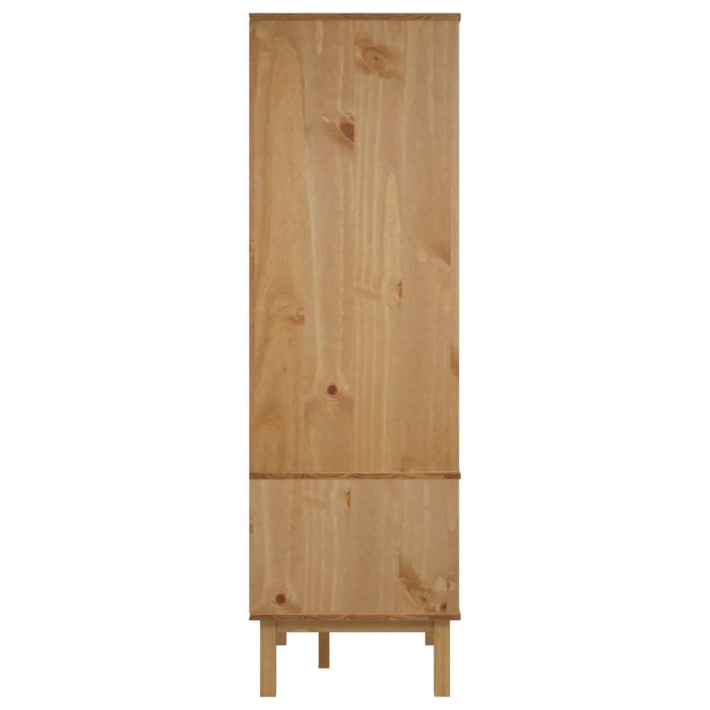 vidaXL Drabužių spinta OTTA, 76,5x53x172cm, pušies medienos masyvas