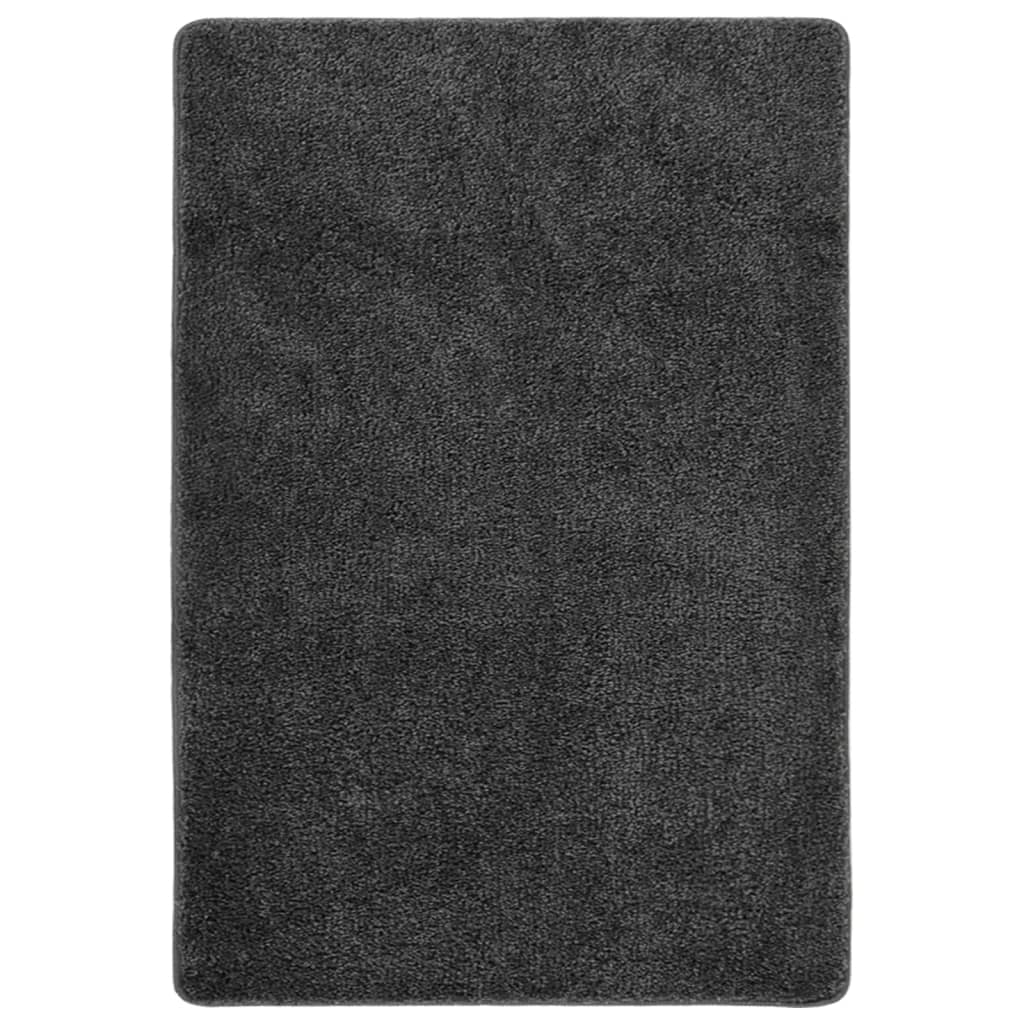 vidaXL Shaggy tipo kilimėlis, tamsiai pilkas, 160x230cm, neslystantis