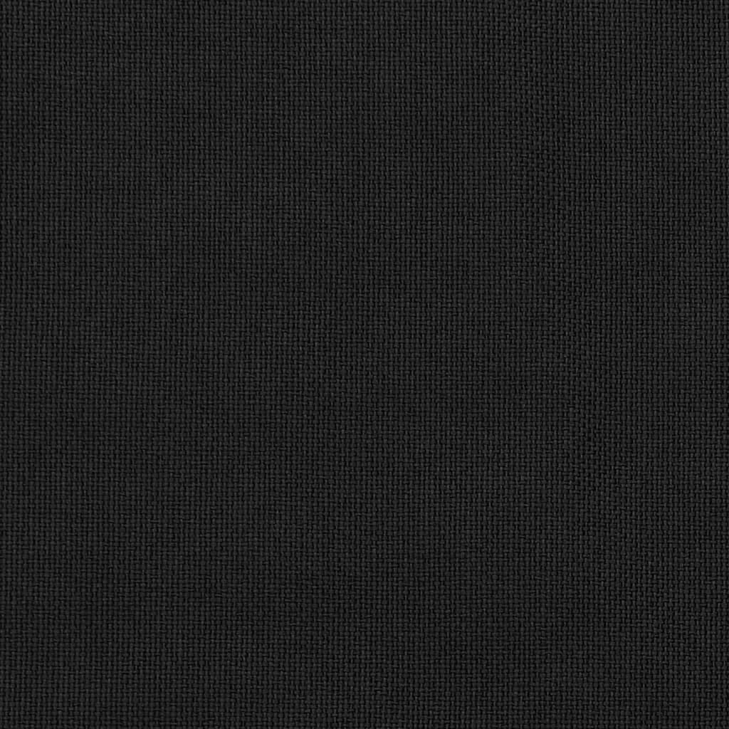 vidaXL Naktinės užuolaidos su kabliukais, 2vnt., juodos, 140x175cm