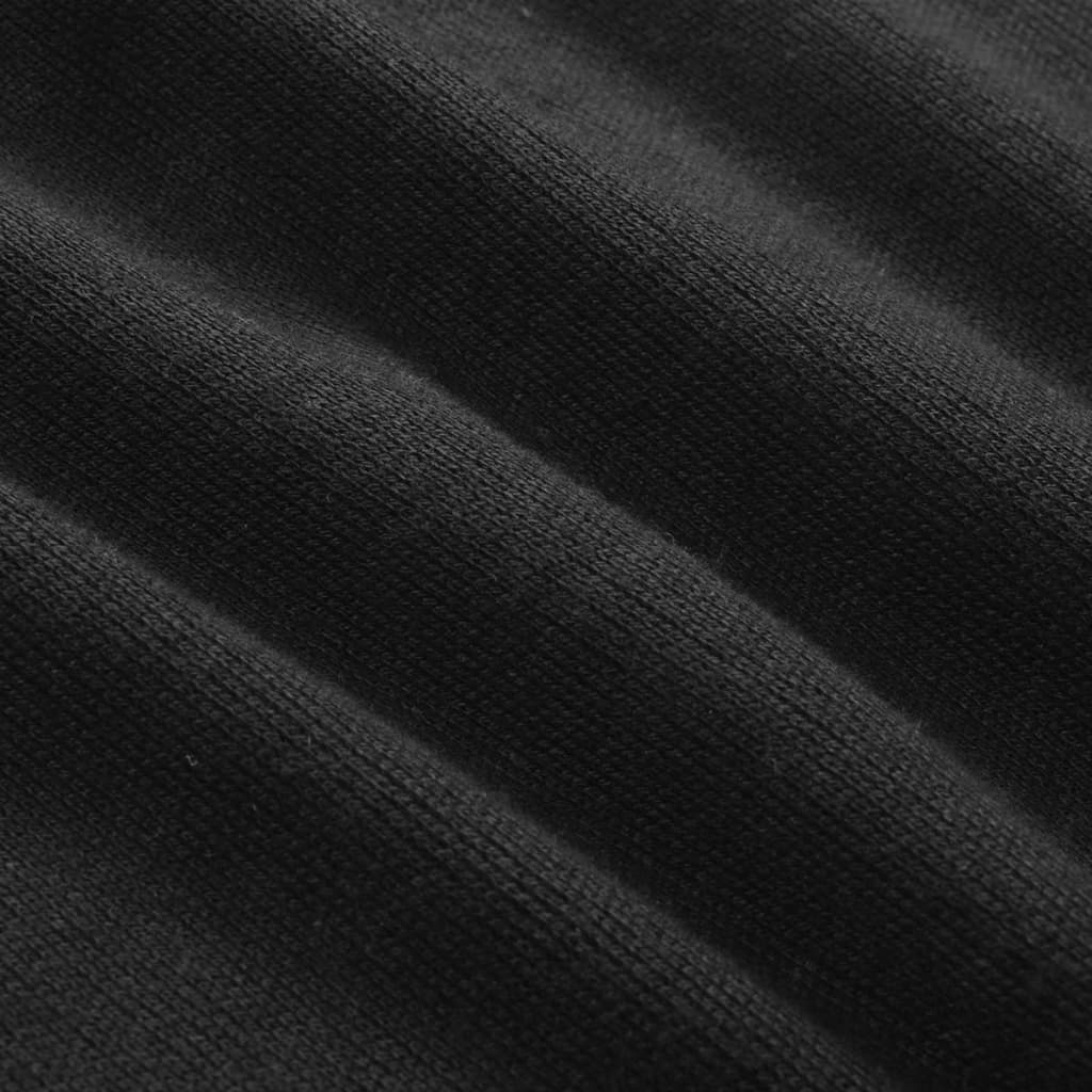 vidaXL Vyriškas megztinis, juodas, M