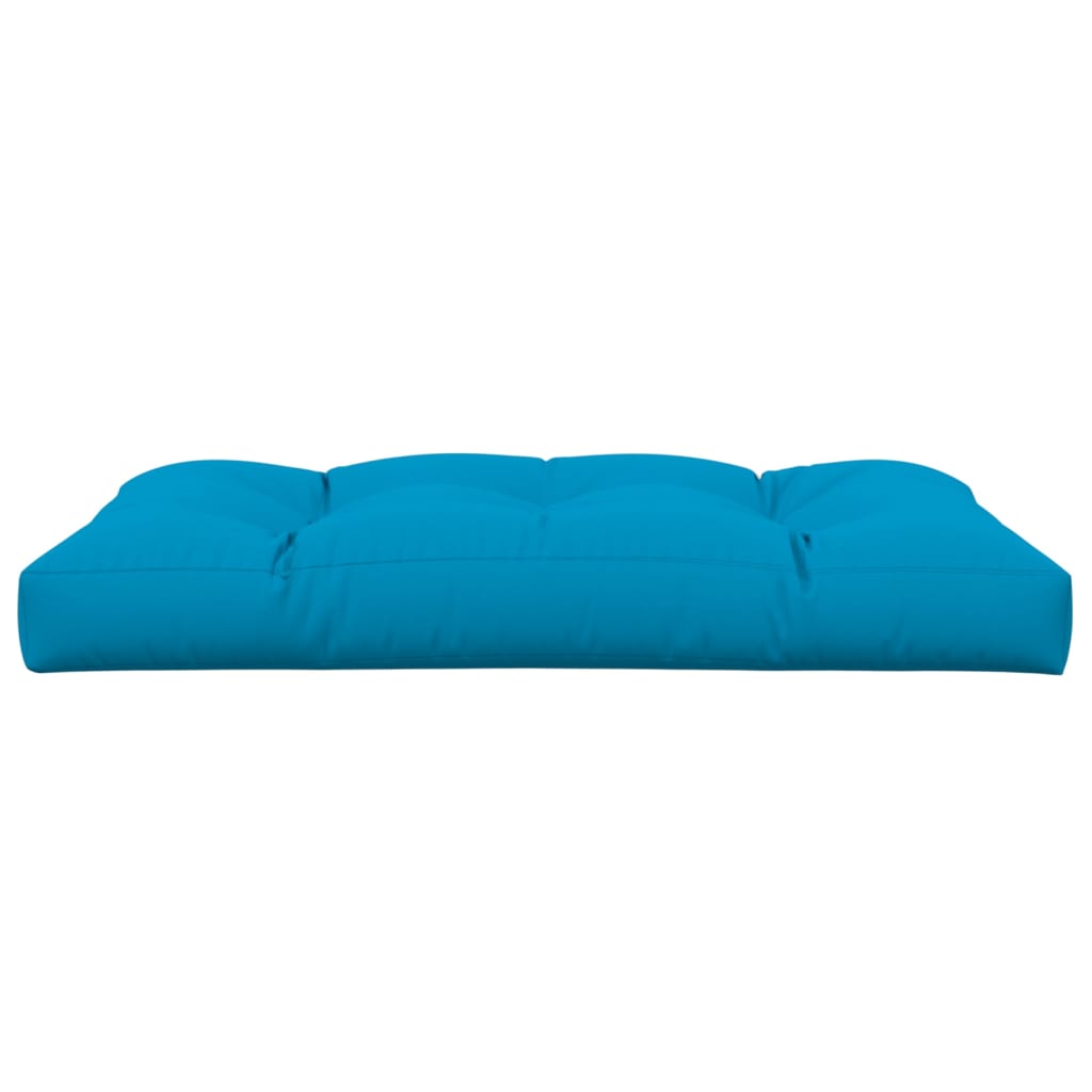 vidaXL Paletės pagalvėlė, mėlynos spalvos, 120x80x12cm, audinys