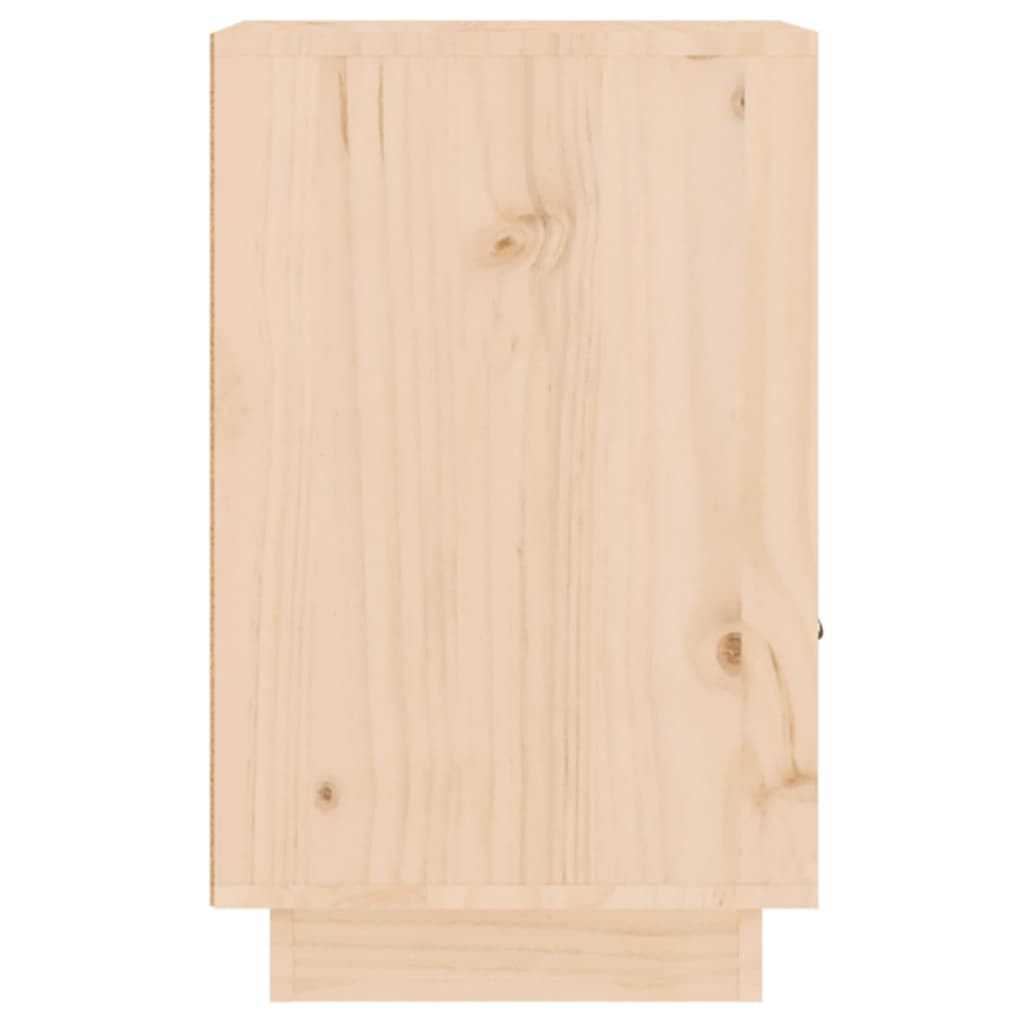 vidaXL Naktinės spintelės, 2vnt., 40x34x55cm, pušies medienos masyvas