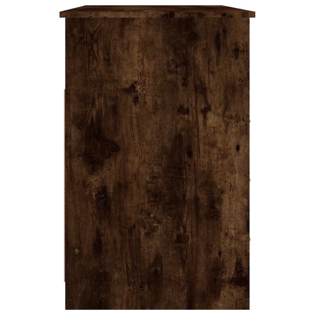 vidaXL Rašomasis stalas, dūminio ąžuolo, 102x50x76cm, mediena