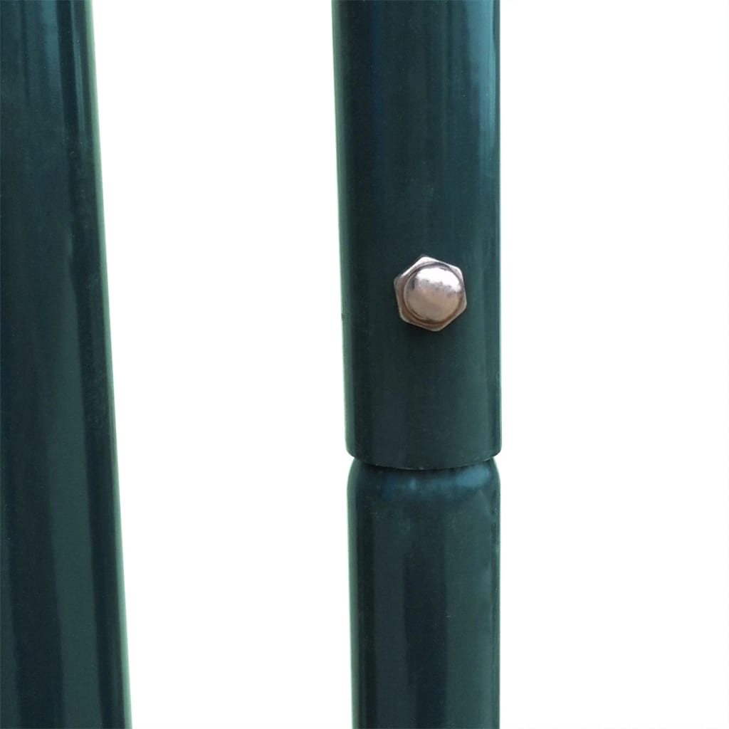 vidaXL Sodo tvoros vartai 100 x 100 cm, žali