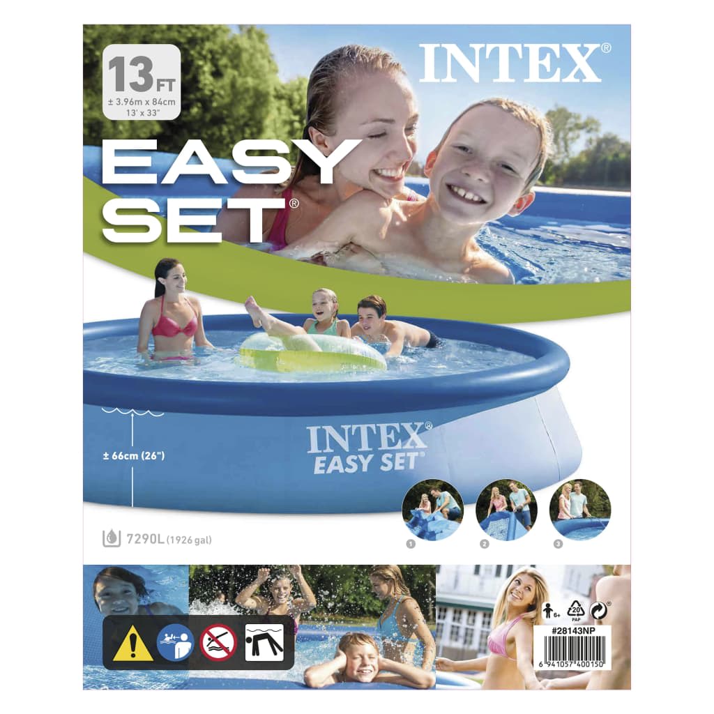 Intex Baseinas Easy Set, 396x84cm, 28143NP