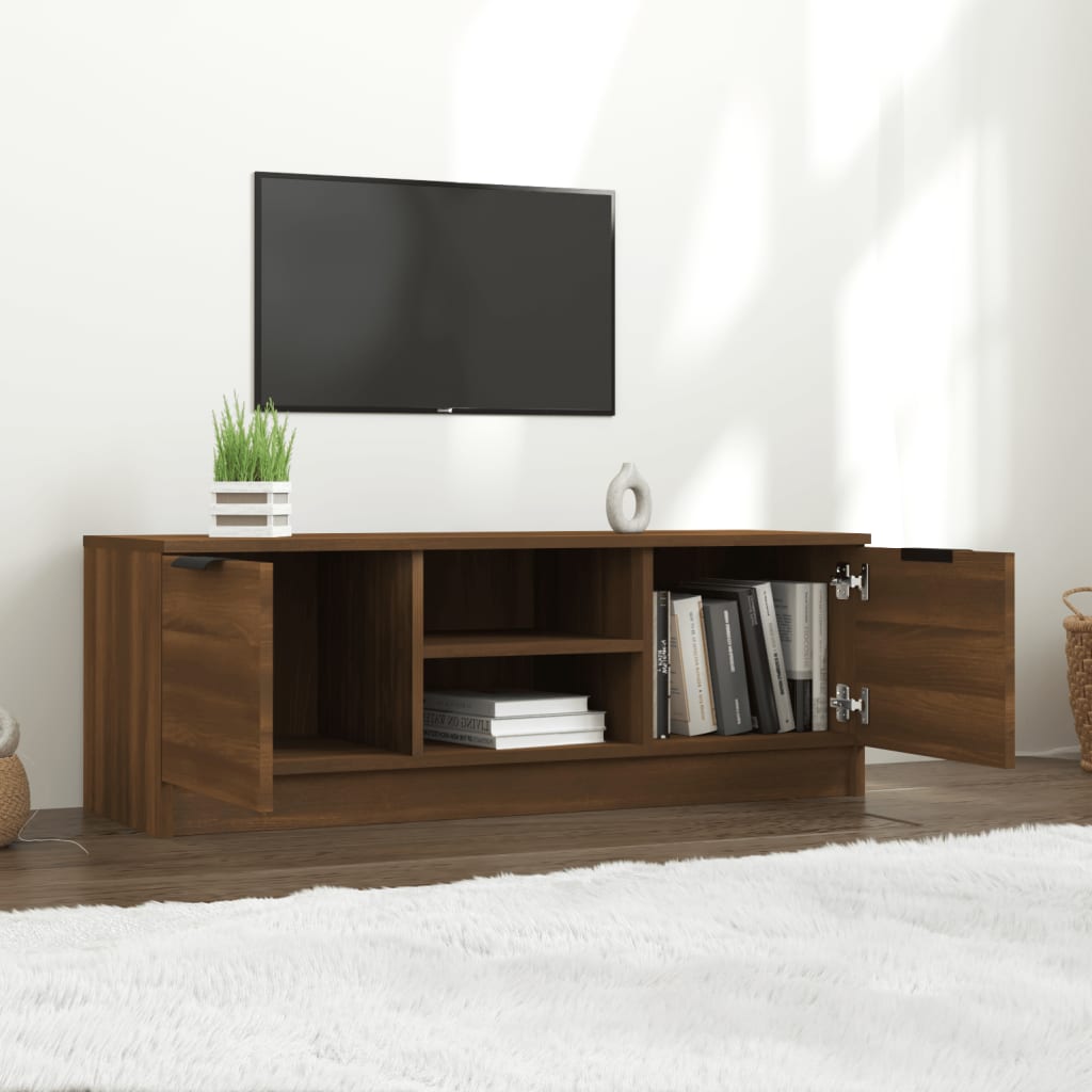 vidaXL Televizoriaus spintelė, ruda ąžuolo, 102x35x36,5cm, mediena