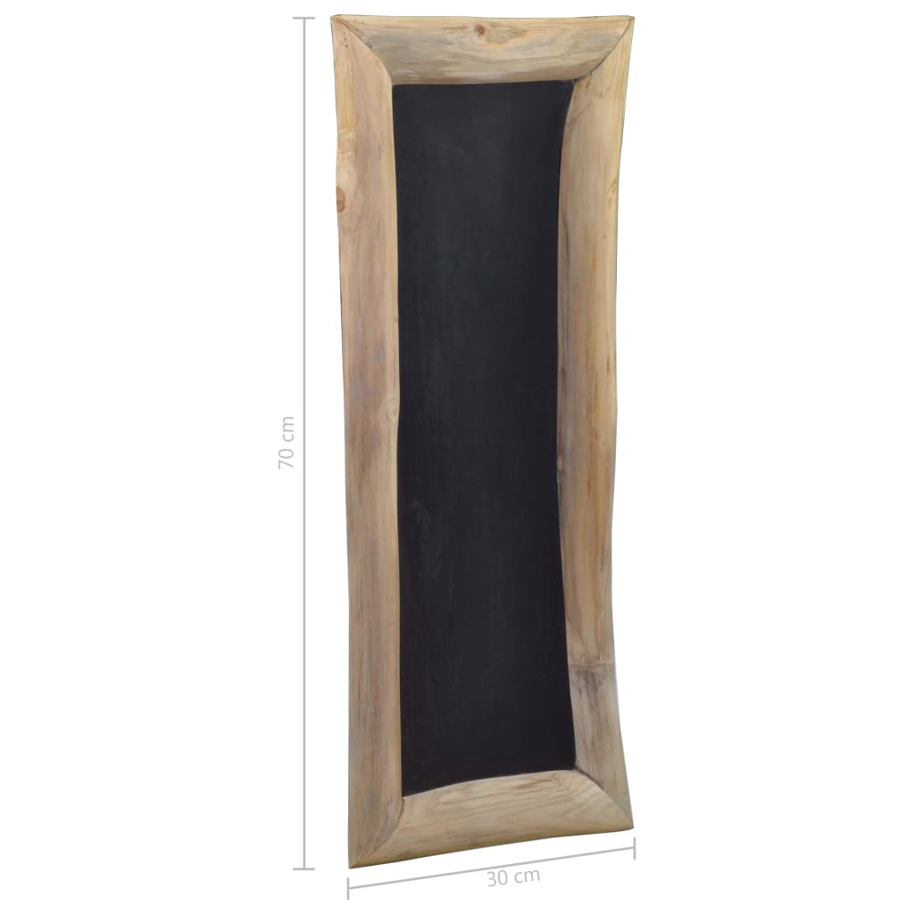 vidaXL Rašymo lentos, 3vnt., 30x70cm, tikmedžio mediena