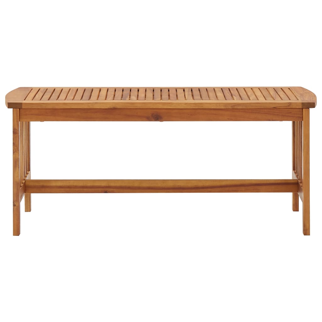 vidaXL Kavos staliukas, 102x50x43cm, akacijos medienos masyvas