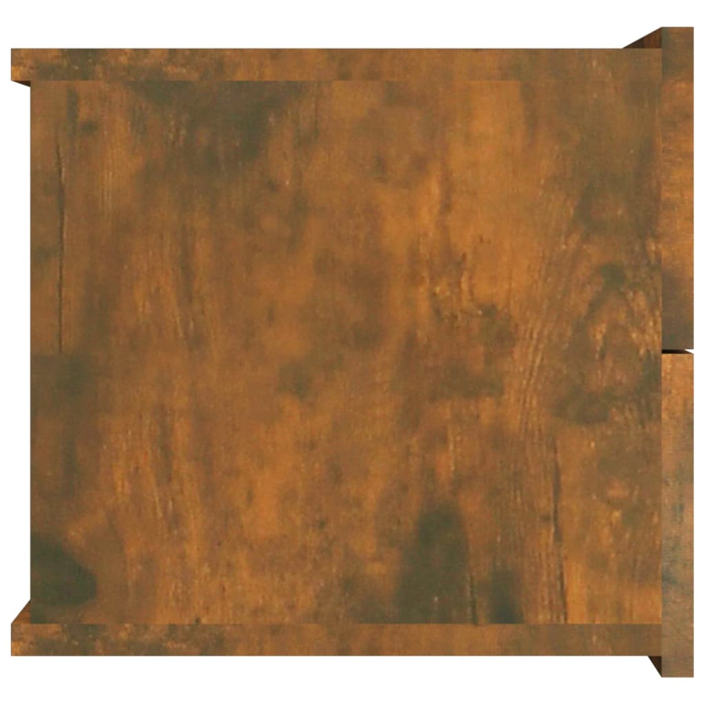 vidaXL Naktinė spintelė, dūminio ąžuolo, 40x30x30cm, apdirbta mediena