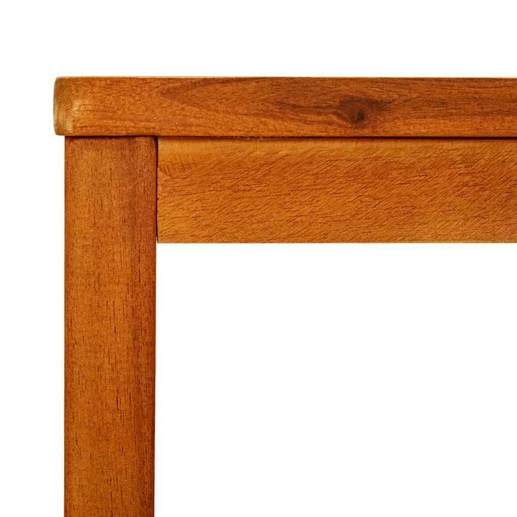 vidaXL Kavos staliukas, 60x60x45cm, akacijos medienos masyvas