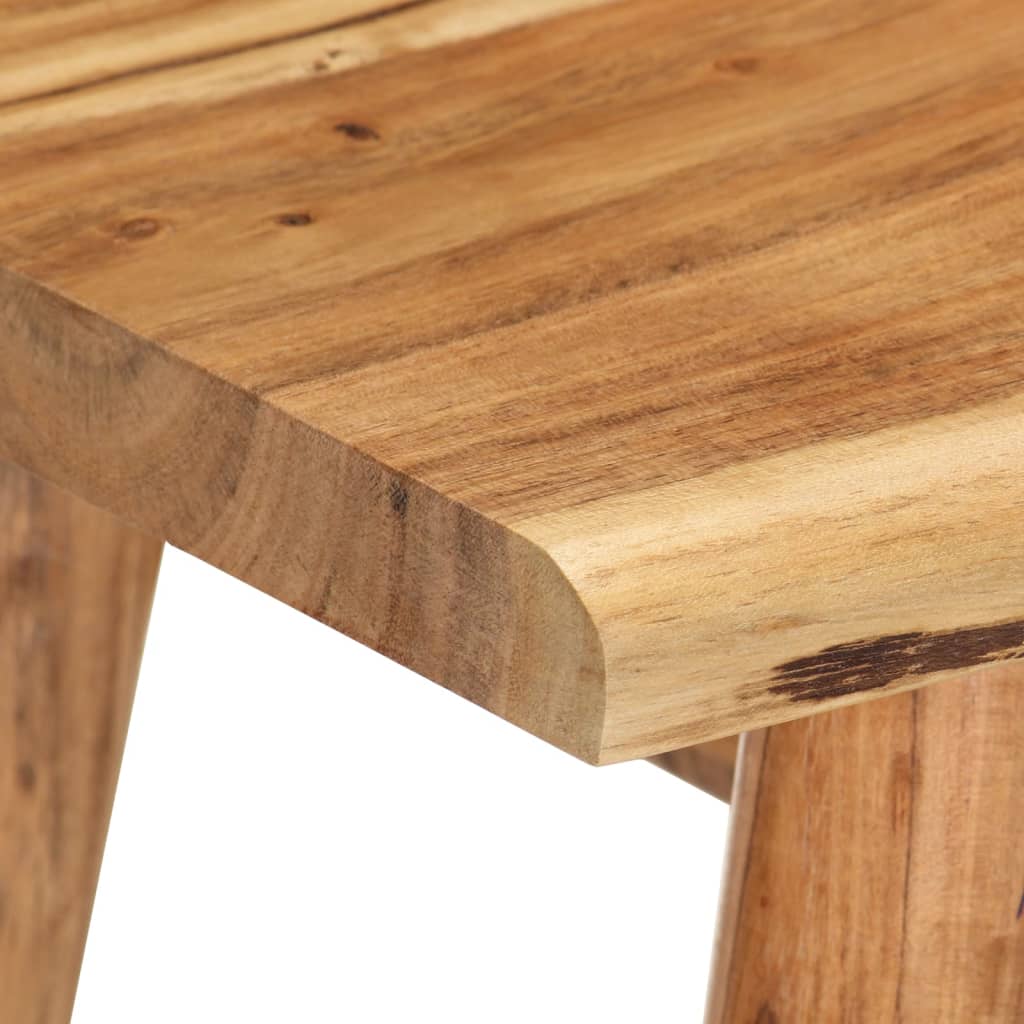 vidaXL Naktinis staliukas, akacijos medienos masyvas, 45x32x55cm