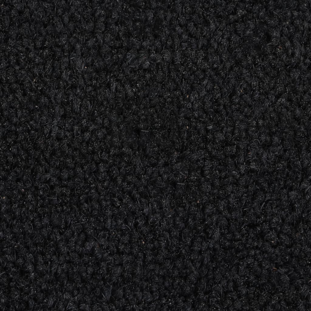 vidaXL Durų kilimėlis, juodas, 60x90cm, kuokštuotas kokoso pluoštas