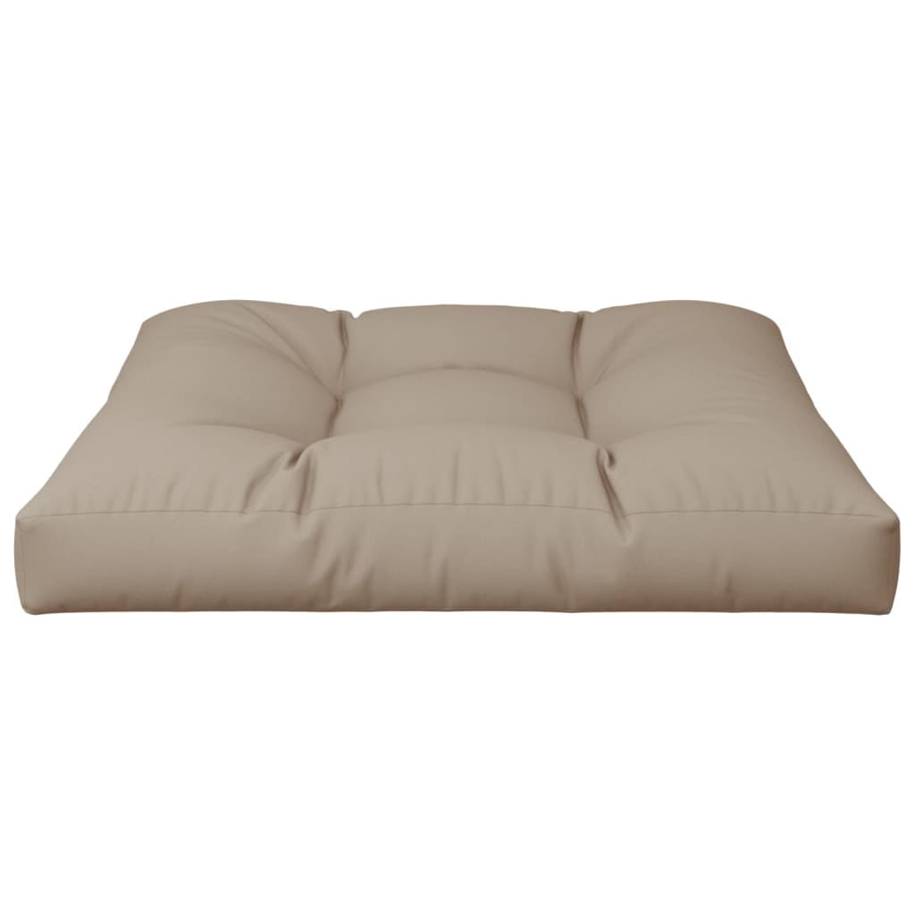 vidaXL Paletės pagalvėlė, taupe spalvos, 70x70x12cm, audinys