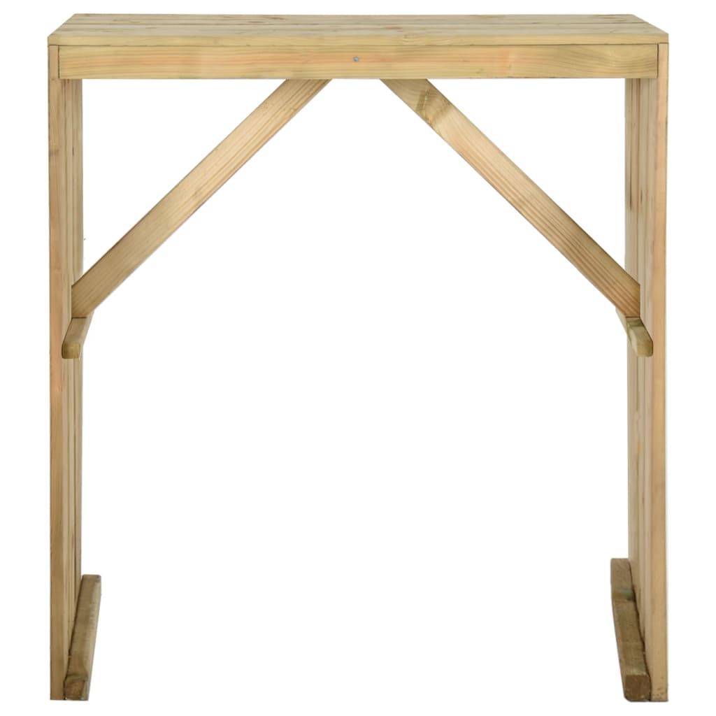 vidaXL Sodo baro baldų komplektas, 5 dalių, impregnuota pušies mediena
