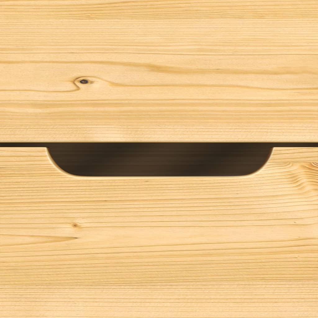 vidaXL Lova su 2 stalčiais IRUN, 90x200cm, pušies medienos masyvas