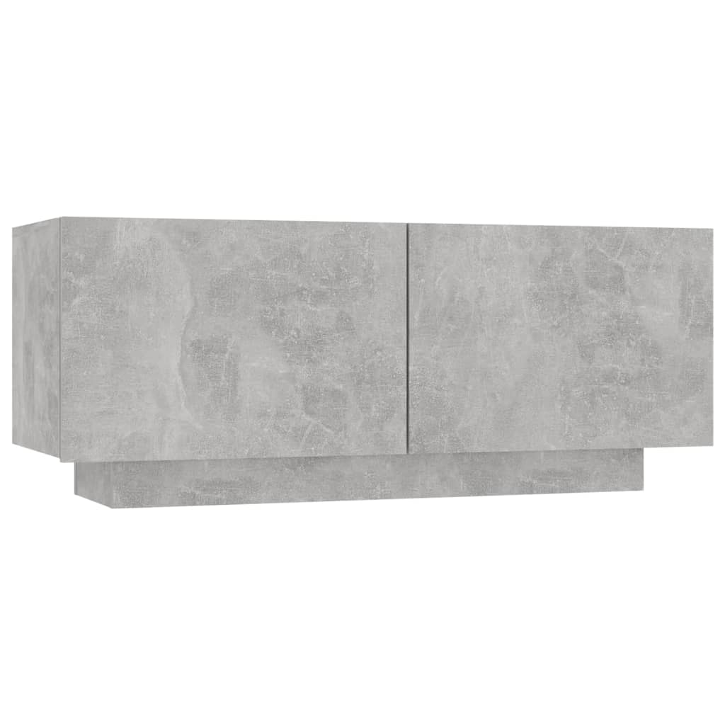 vidaXL Naktinė spintelė, betono pilkos spalvos, 100x35x40cm, MDP
