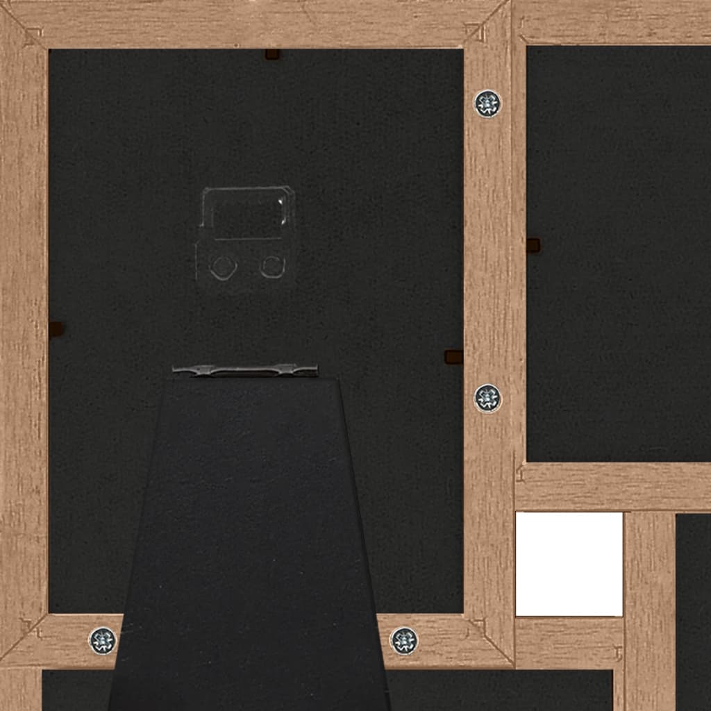 vidaXL Rėmelis-koliažas, šviesiai rudas, 4x(10x15cm) nuotraukoms