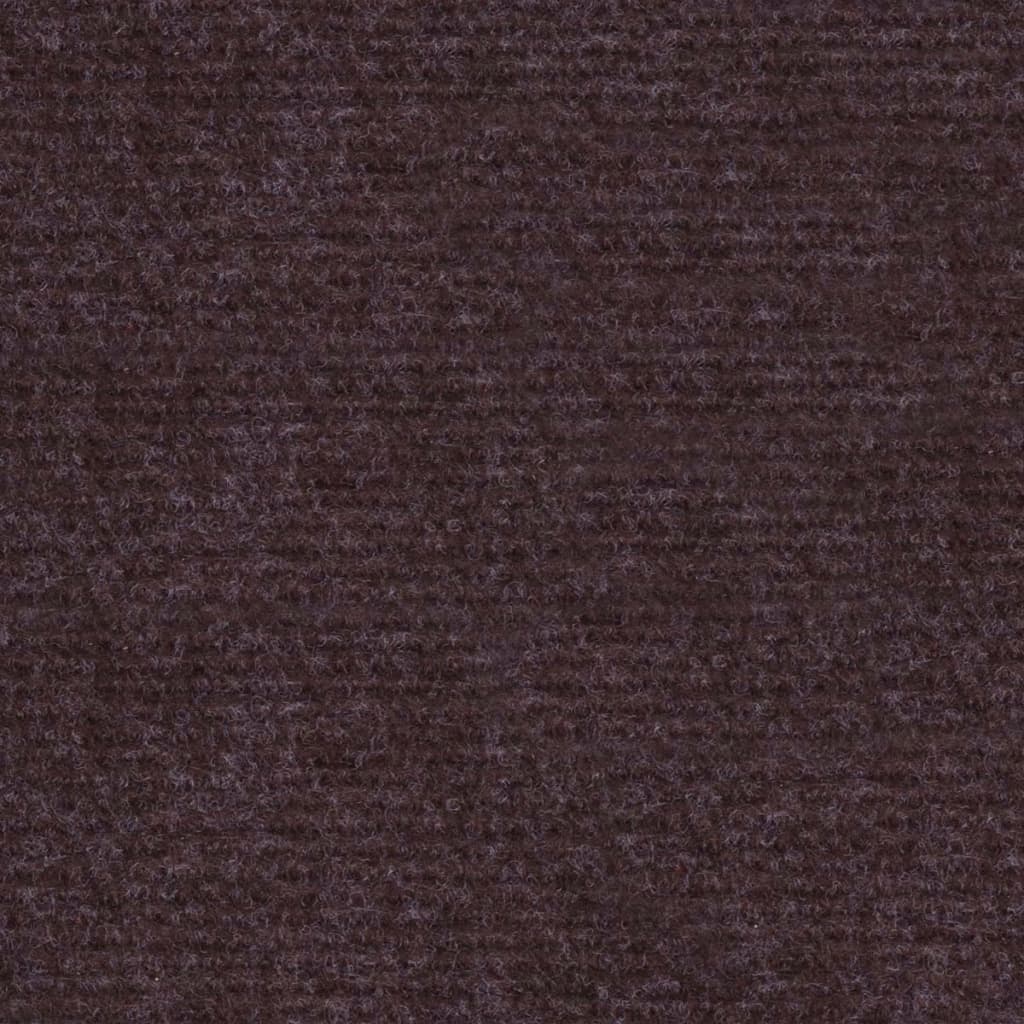 vidaXL Parodų kilimas, rudos spalvos, 1,2x10m, stulpelių dizaino