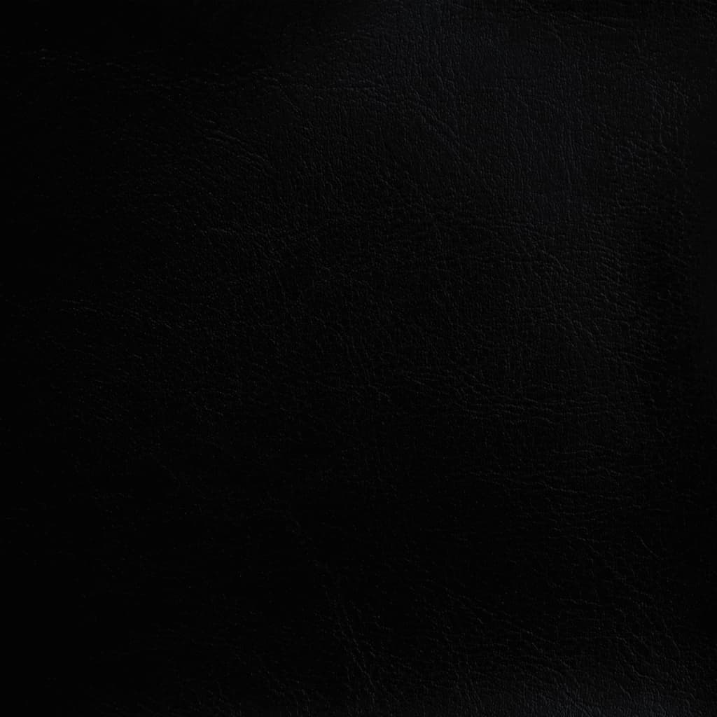 vidaXL Krėslas, juodos spalvos, dirbtinė oda