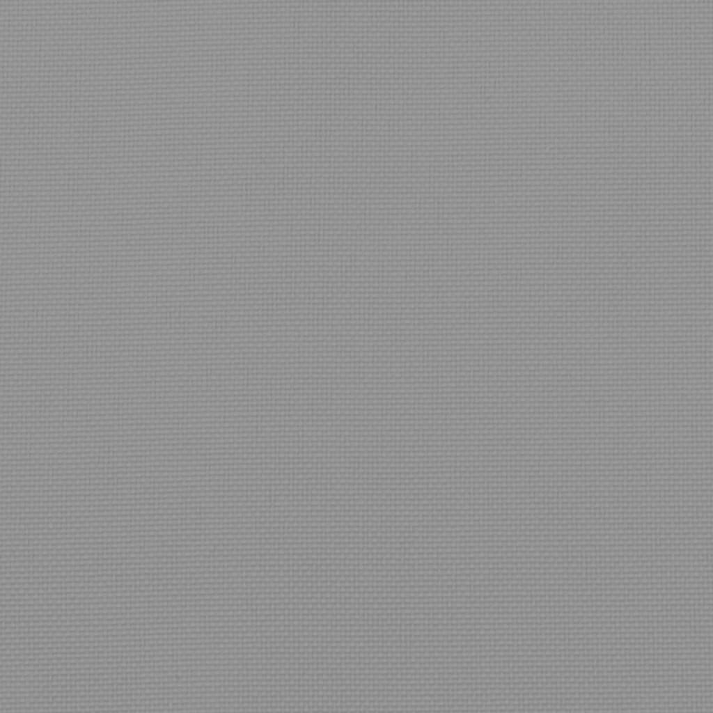 vidaXL Saulės gulto čiužinukas, pilkos spalvos, 200x50x3cm, audinys