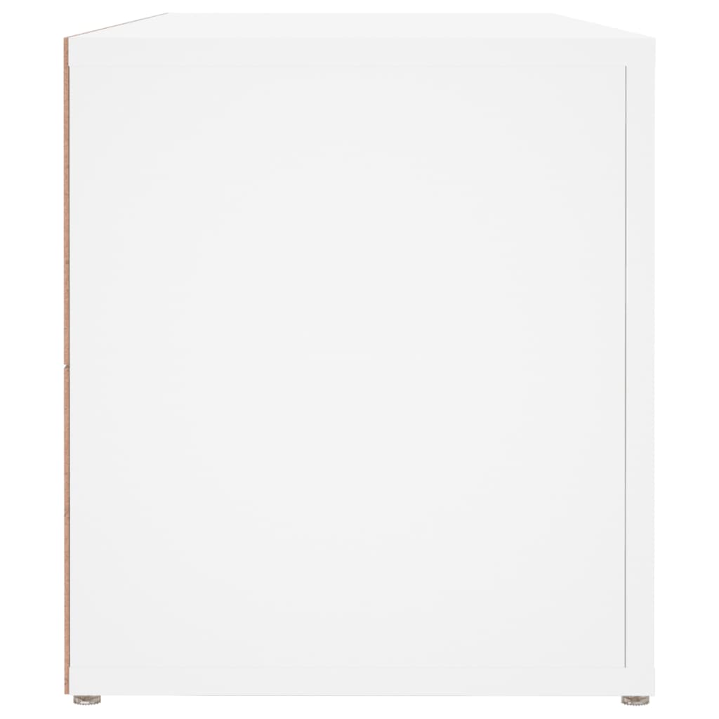 vidaXL Televizoriaus spintelė, baltos spalvos, 100x31,5x35cm, mediena