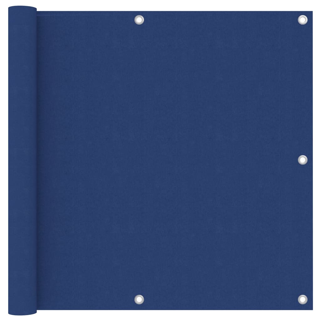 vidaXL Balkono pertvara, mėlynos spalvos, 90x500cm, oksfordo audinys