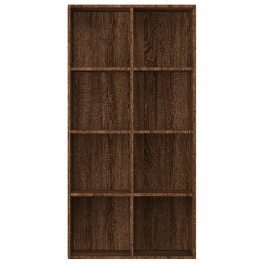 vidaXL Knygų/šoninė spintelė, ruda ąžuolo, 66x30x130cm, mediena