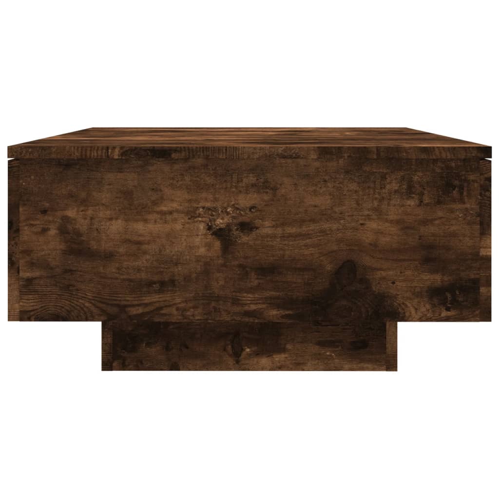 vidaXL Kavos staliukas, dūminio ąžuolo, 90x60x31cm, apdirbta mediena