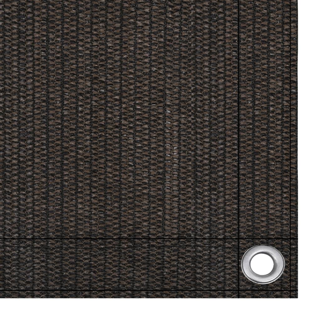 vidaXL Palapinės kilimėlis, rudos spalvos, 250x400cm