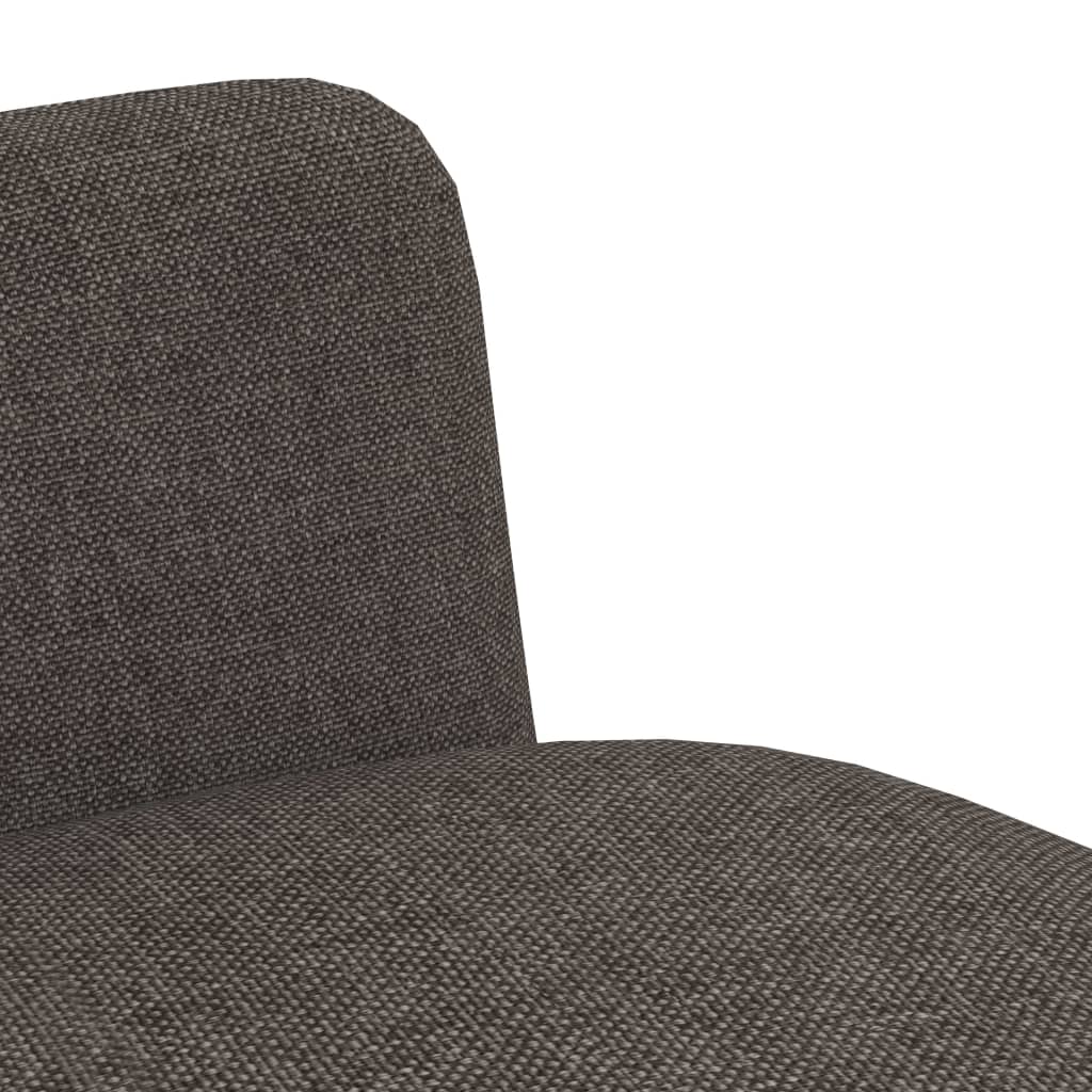 vidaXL Valgomojo kėdės, 2vnt., taupe spalvos, audinys