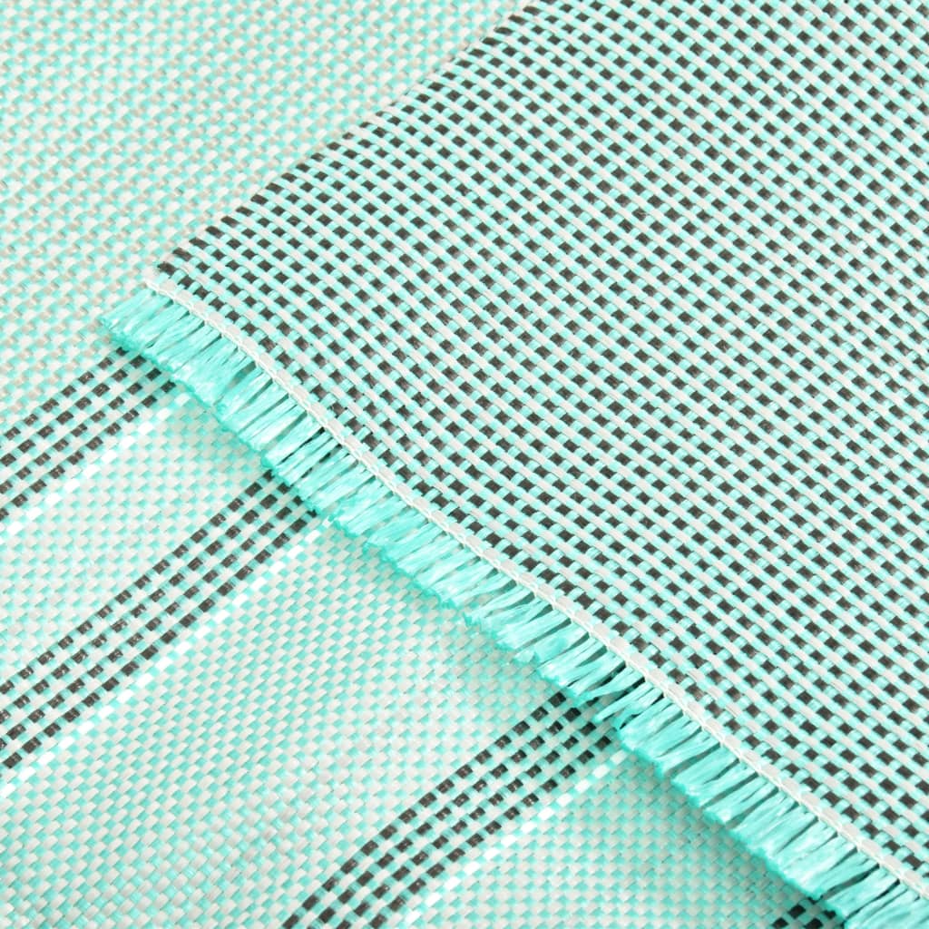 vidaXL Palapinės kilimas, žalios spalvos, 250x200cm