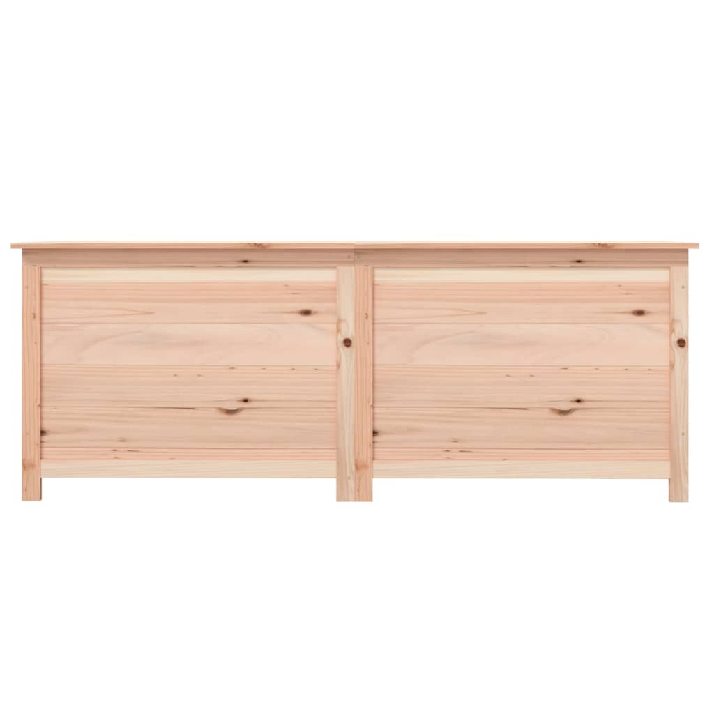 vidaXL Lauko dėžė pagalvėlėms, 150x50x56cm, eglės medienos masyvas
