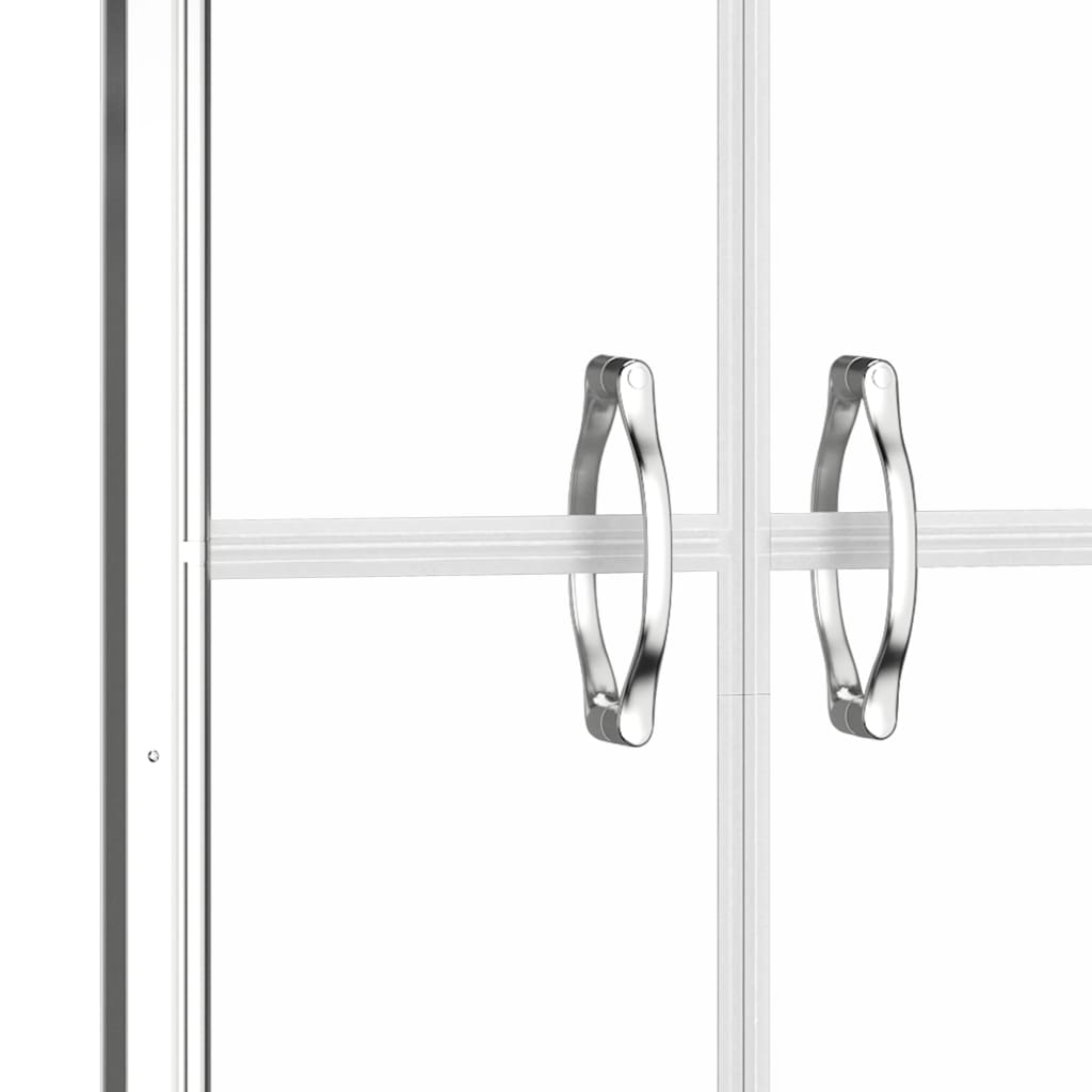 vidaXL Dušo durys, skaidrios, 76x190cm, ESG