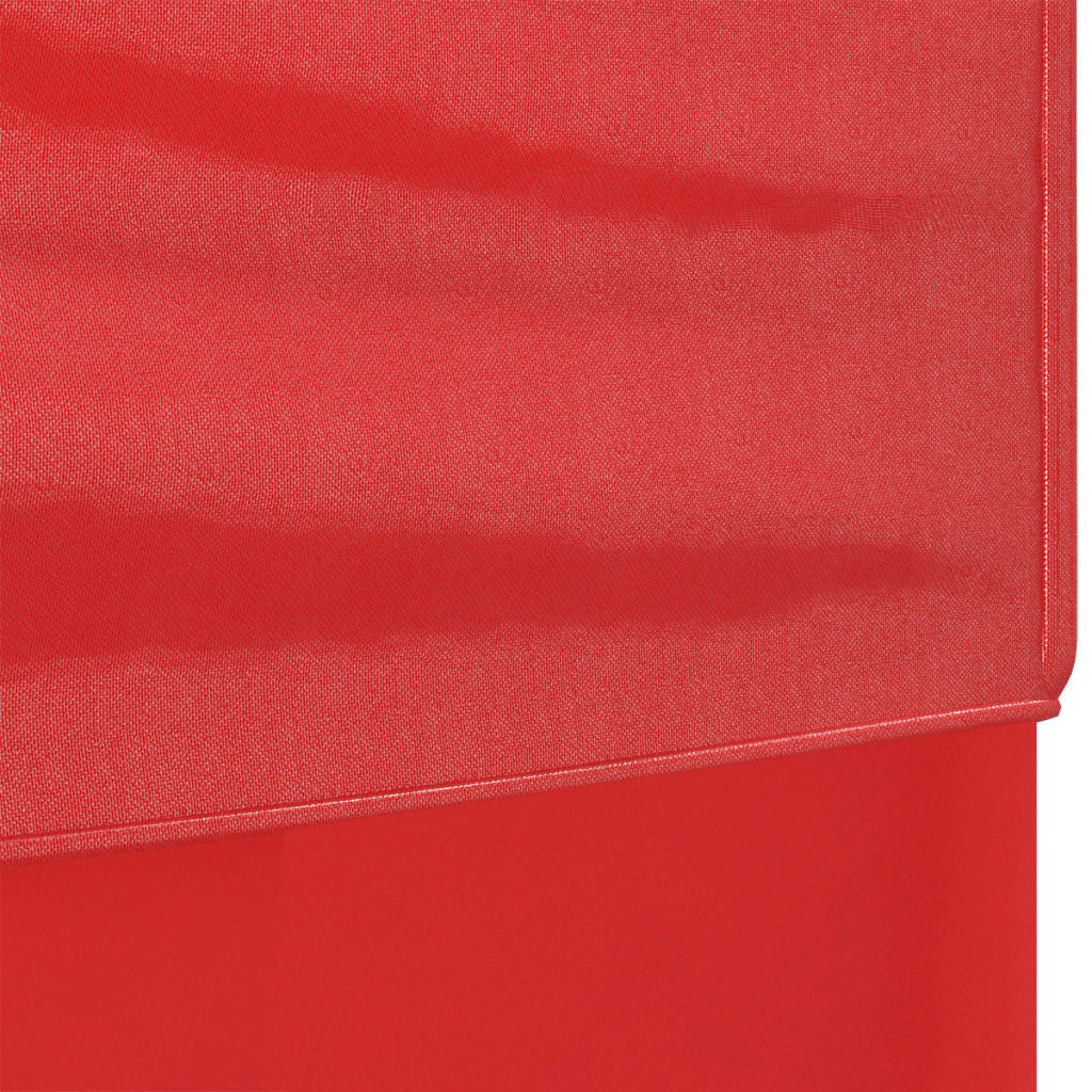 vidaXL Proginė palapinė su šoninėmis sienomis, raudona, 2x2m