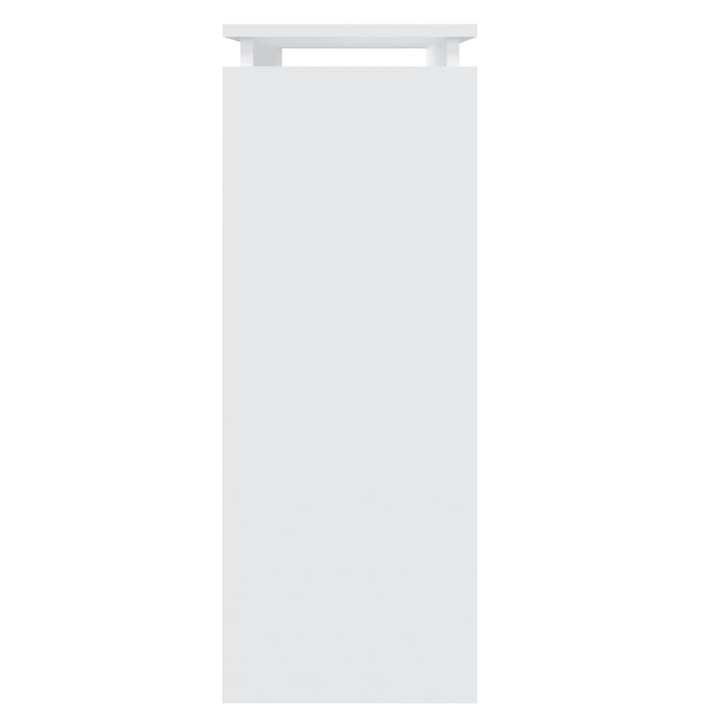 vidaXL Konsolinis staliukas, baltos spalvos, 80x30x80cm, MDP