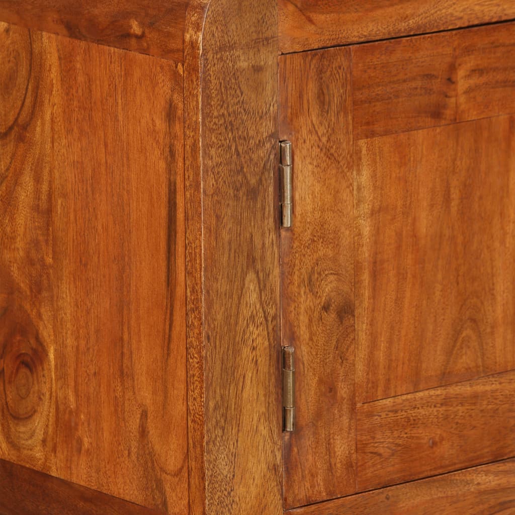 vidaXL Šoninė spintelė, 120x30x75cm, mediena su medaus apdaila