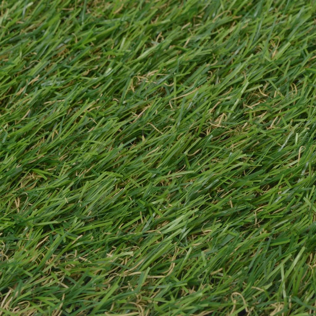 vidaXL Dirbtinė žolė, 1,5x5 m/20-25 mm, žalia