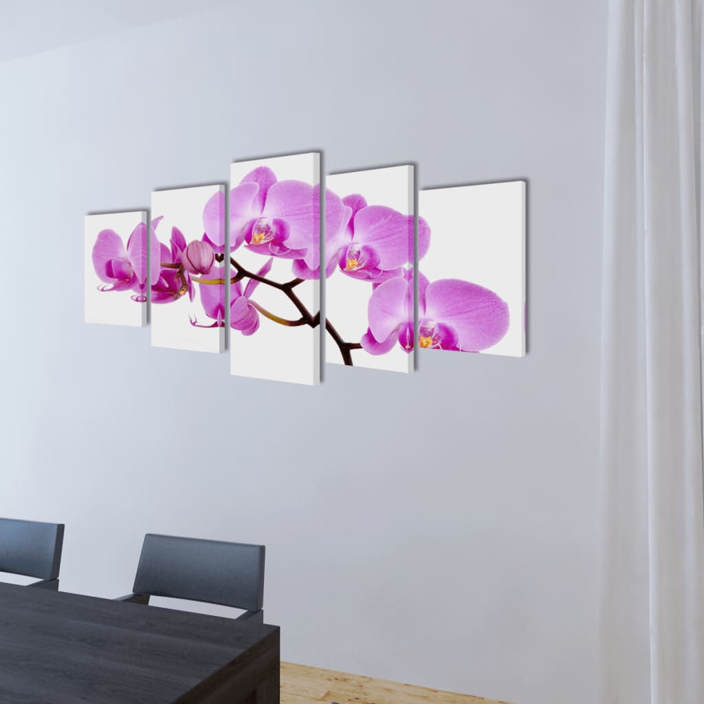 Fotopaveikslas "Orchidėjos" ant Drobės 100 x 50 cm