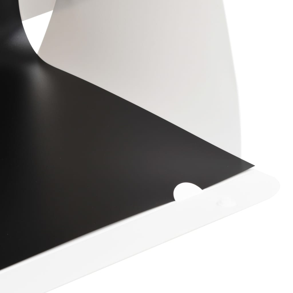 vidaXL Sulankstoma studijos LED šviesdėžė, balta,40x34x37cm, plastikas