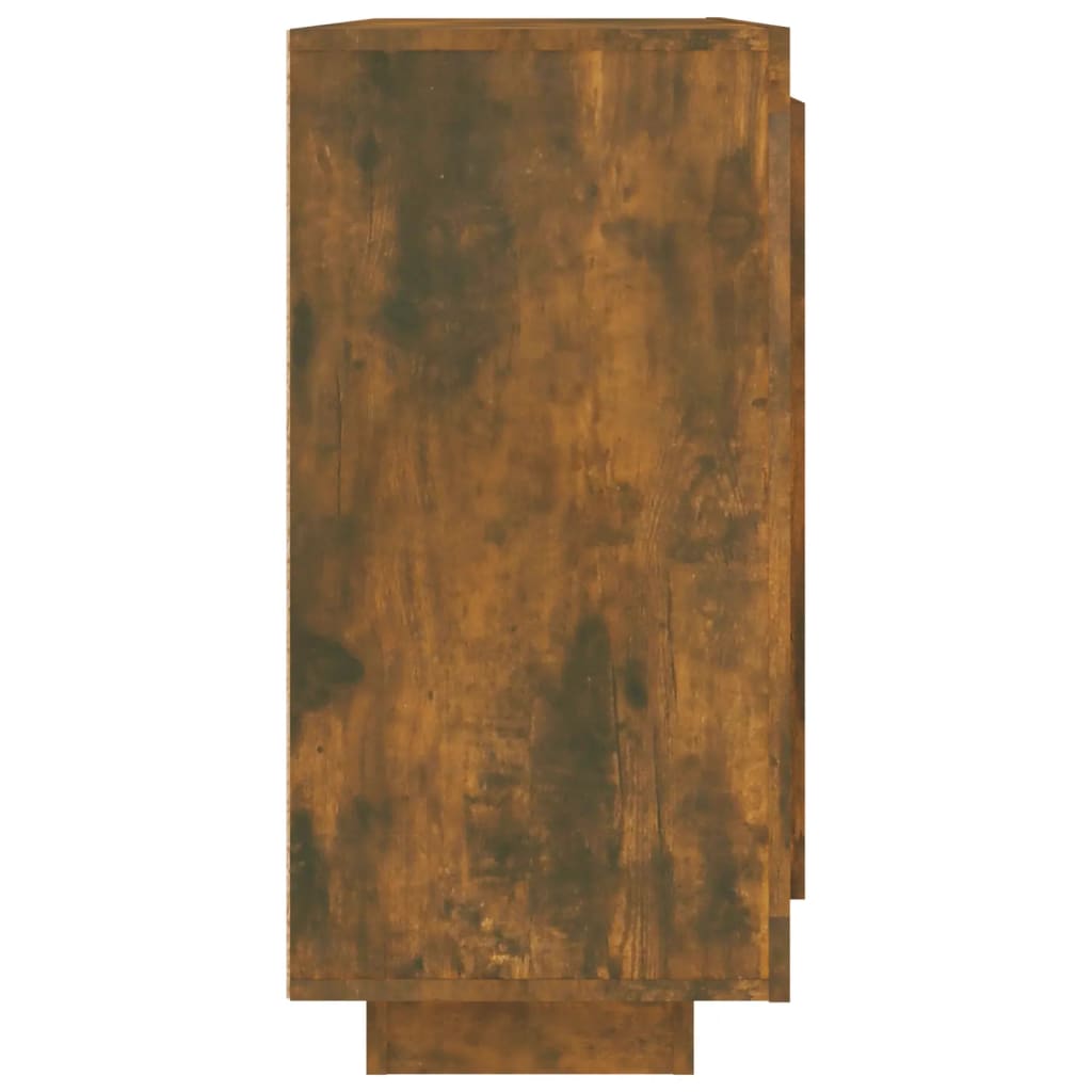 vidaXL Šoninė spintelė, dūminio ąžuolo spalvos, 92x35x75cm, mediena